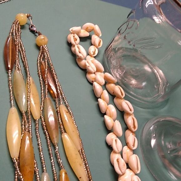 Elegant Multi-Color Jewelry Vintage Pint Jar Cottagecore Grandmacore - Picture 5 of 9